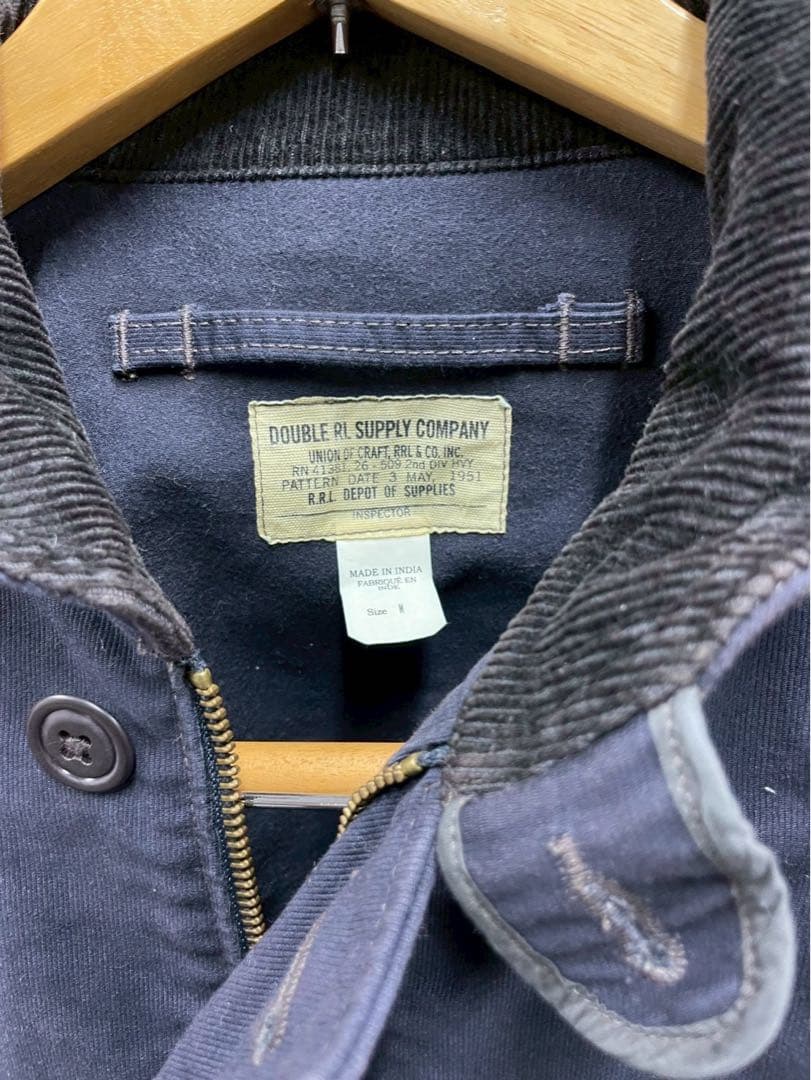 【RRL】コーデュロイカラー コットンデッキジャケット