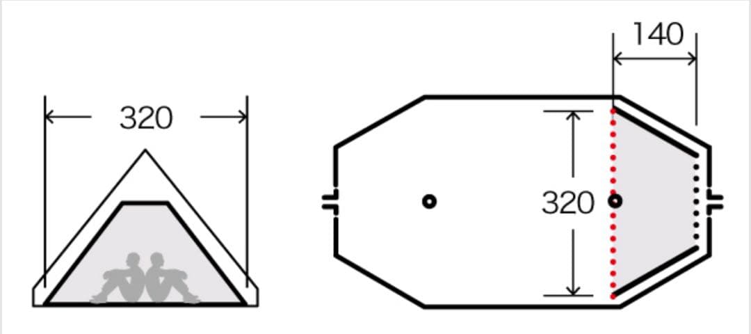 おすぎ　Ogawa ツインピルツフォーク ハーフインナー