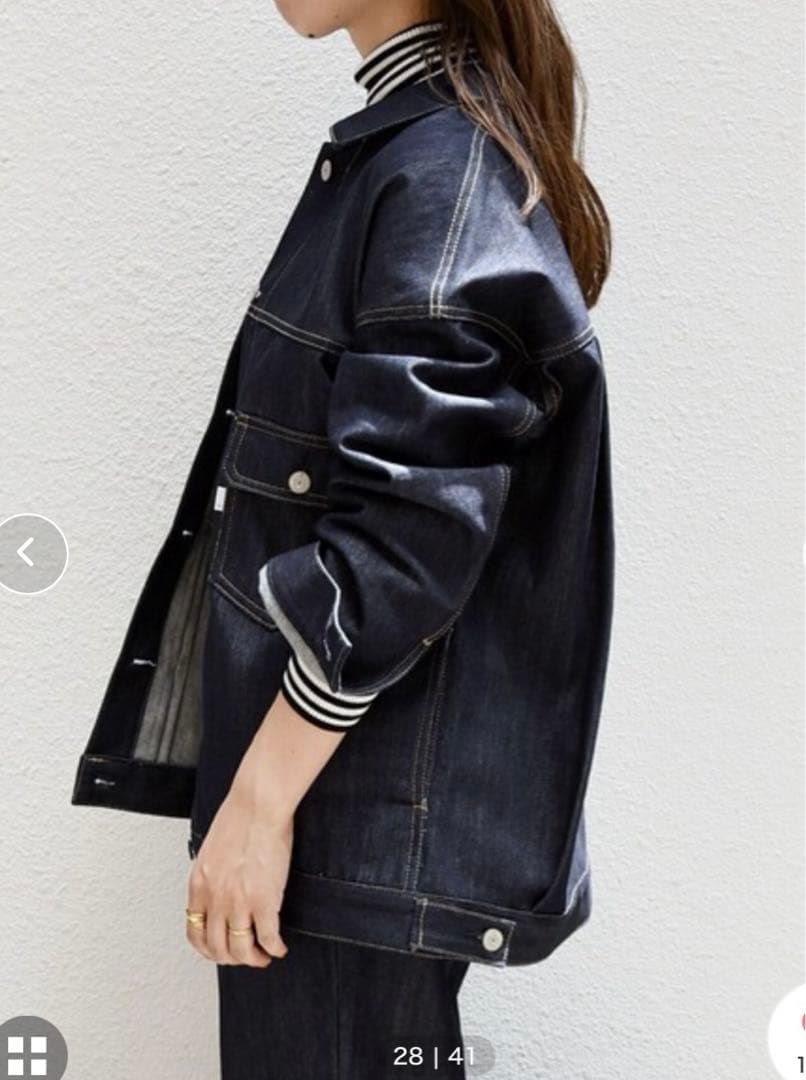 ships any シップスエニィ デニムジャケット Gジャン