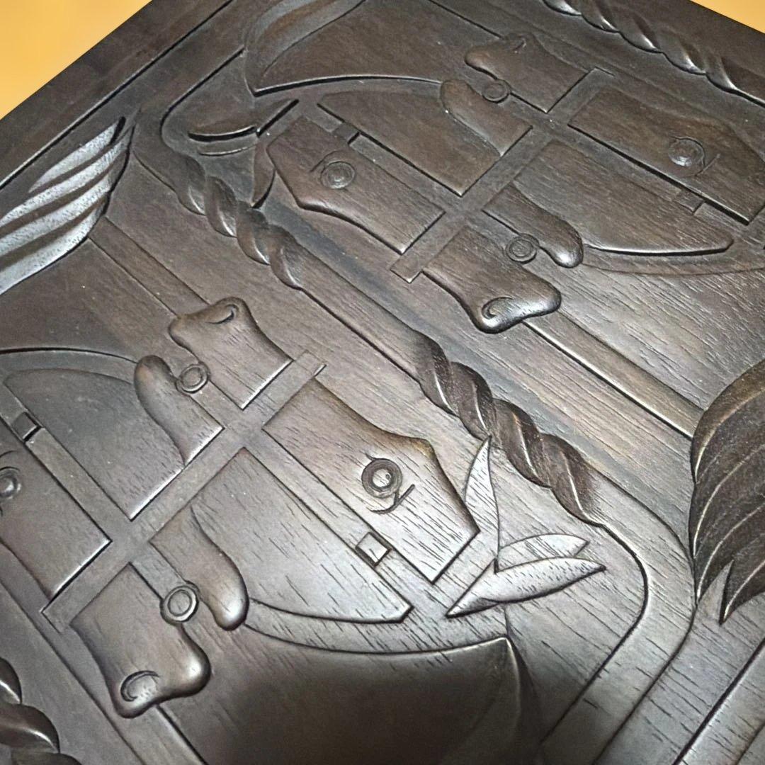 エルメス HERMES ケース ウッドボックス　ホースデザイン