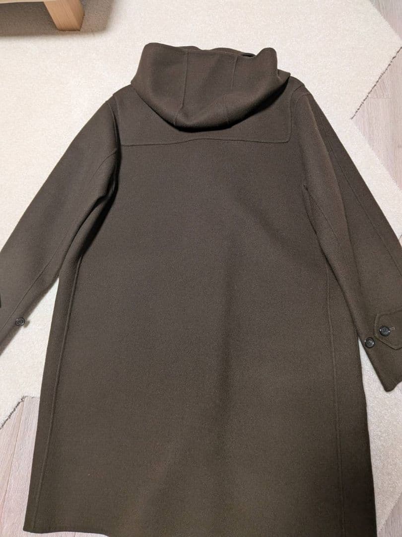 SHIPS シップス ダブルフェイスメルトンダッフルコートブラウン メンズ