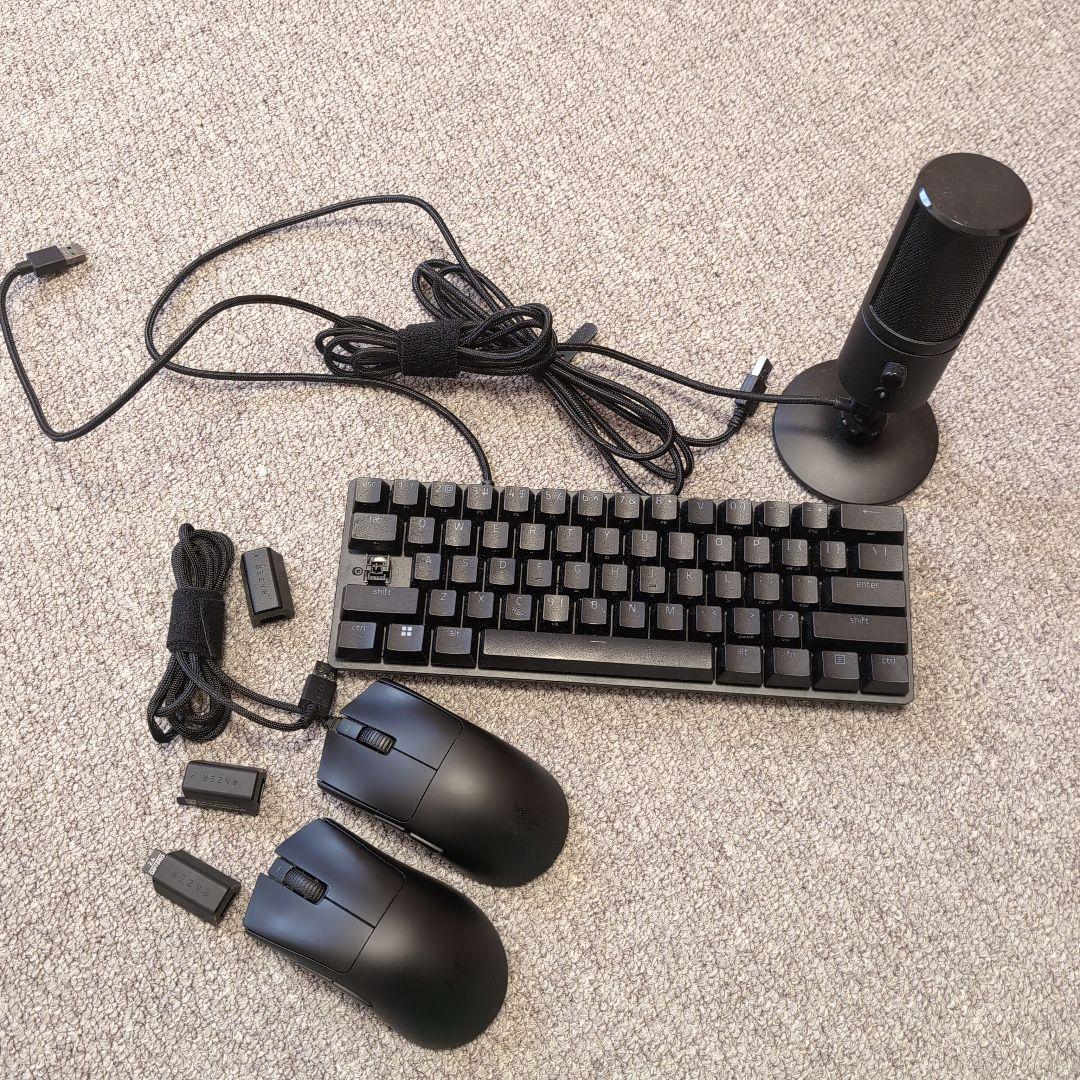 Razer ゲーミングマウス　キーボード　マイク　セット