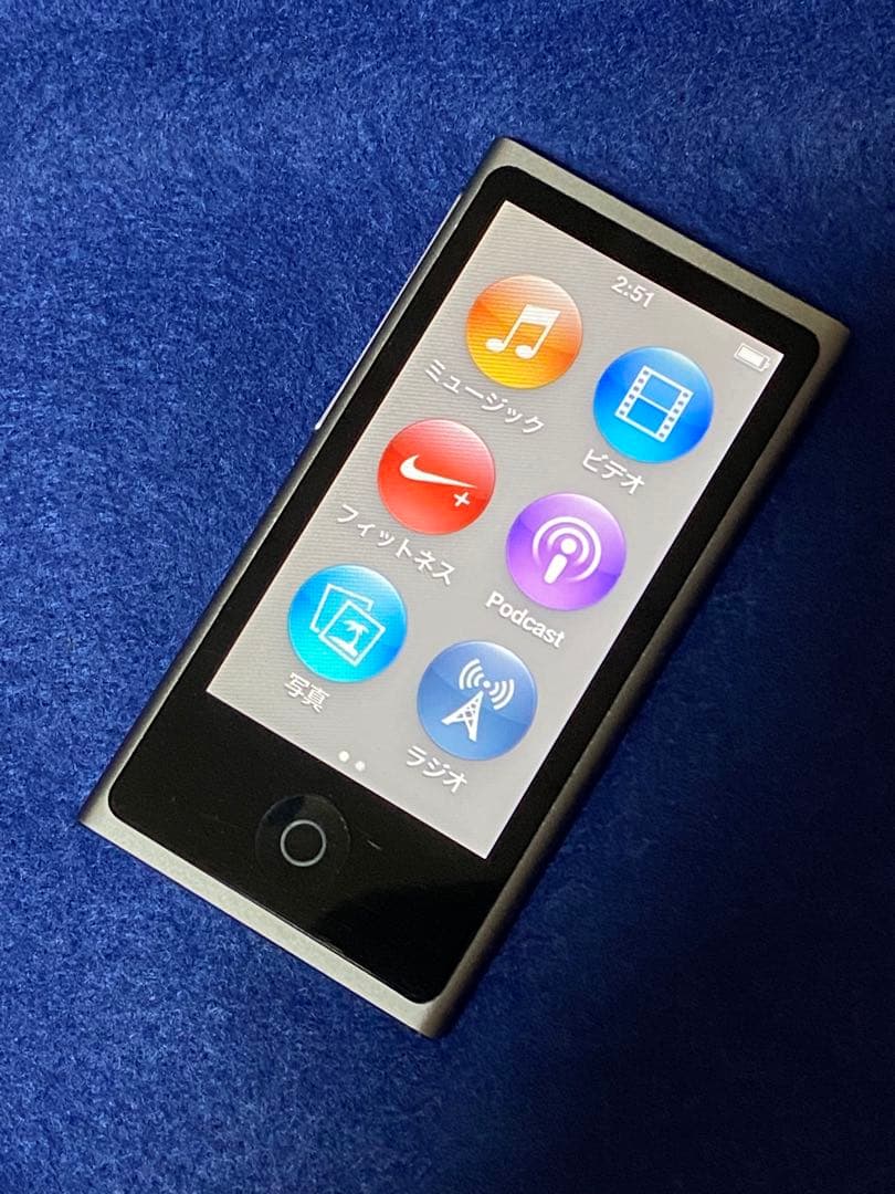 Apple iPod nano 第7世代 スペースグレイ 新品バッテリー