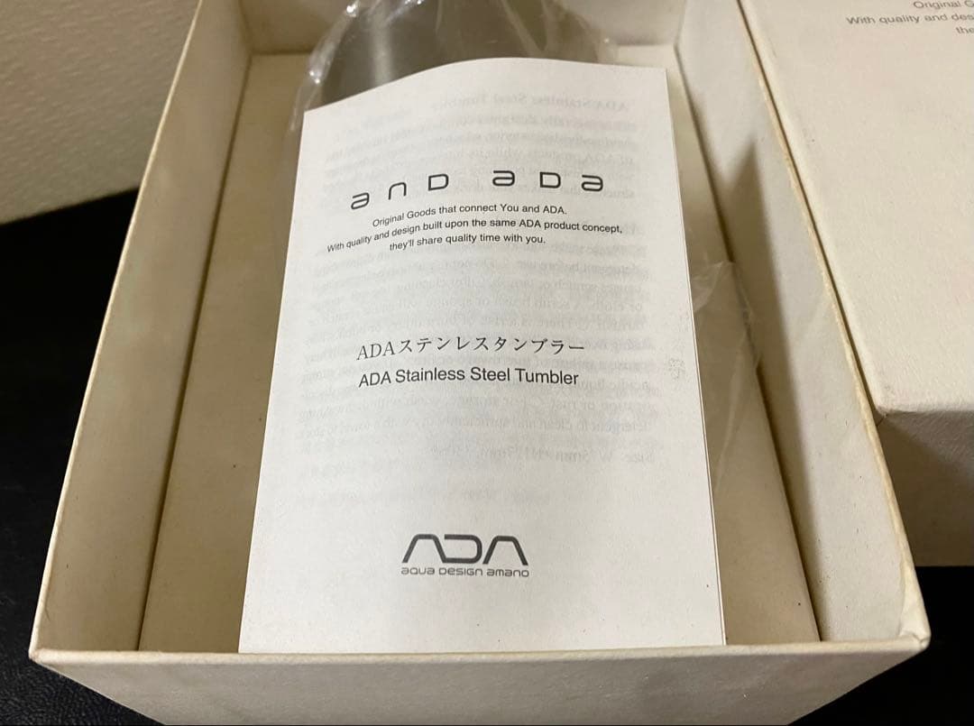 N*W様 【廃盤】ADA andada ステンレスタンブラー＊冊子付き