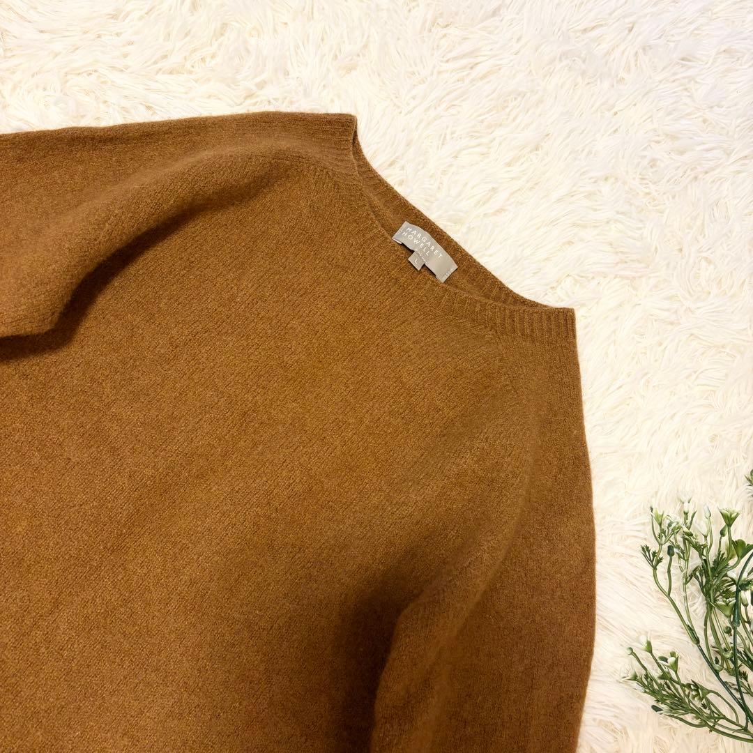 MARGARET HOWELL カシミヤ混 ニット ブラウン