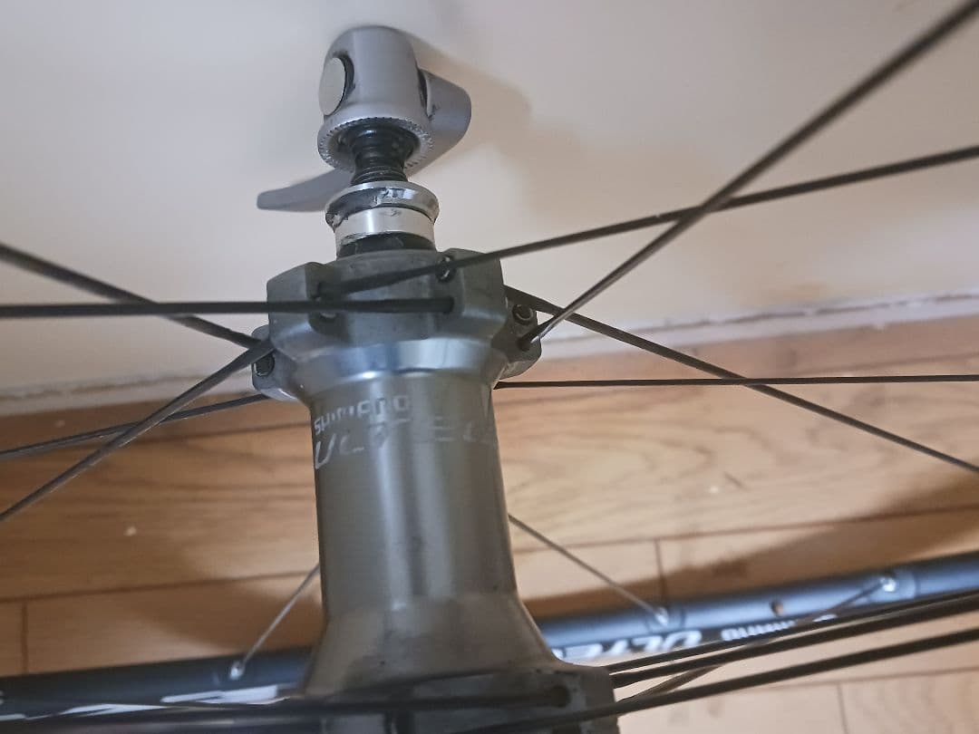 美品 アルテグラ WH-6700 前後ホイールセット 10速 チューブレス対応