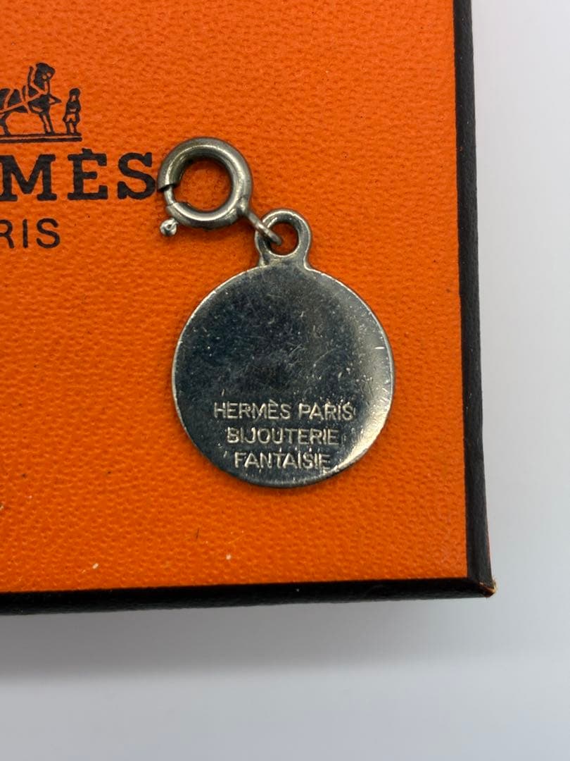 エルメス　セリエ　チャーム　ペンダントトップ　シルバー　HERMES