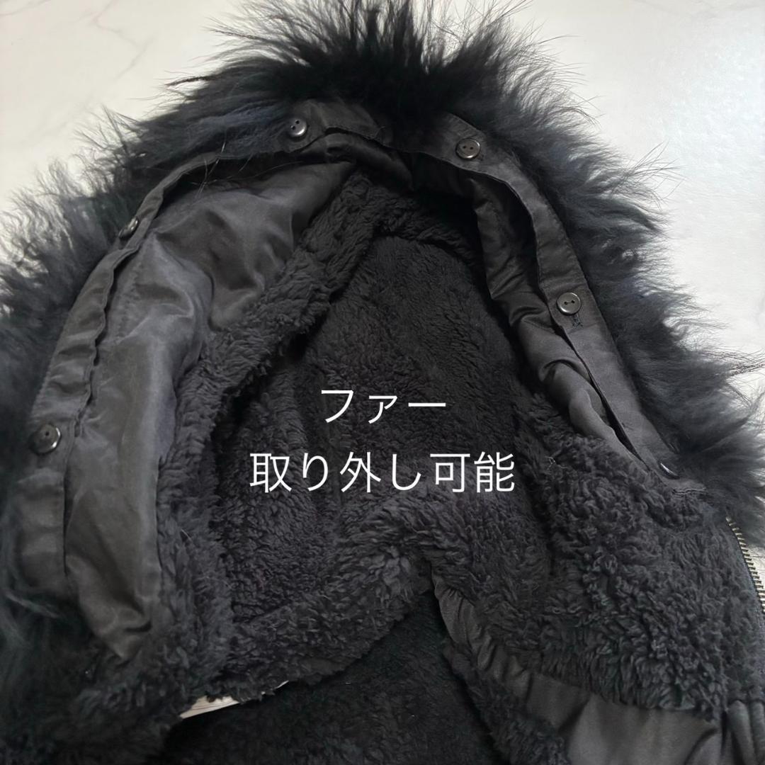 y2k CECIL McBEE ファー付中綿ブルゾン 平成ギャル M（B617）