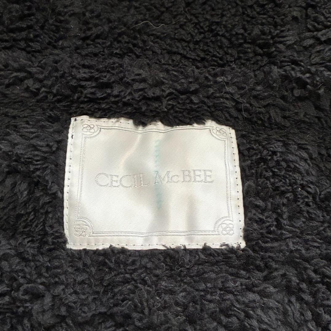 y2k CECIL McBEE ファー付中綿ブルゾン 平成ギャル M（B617）