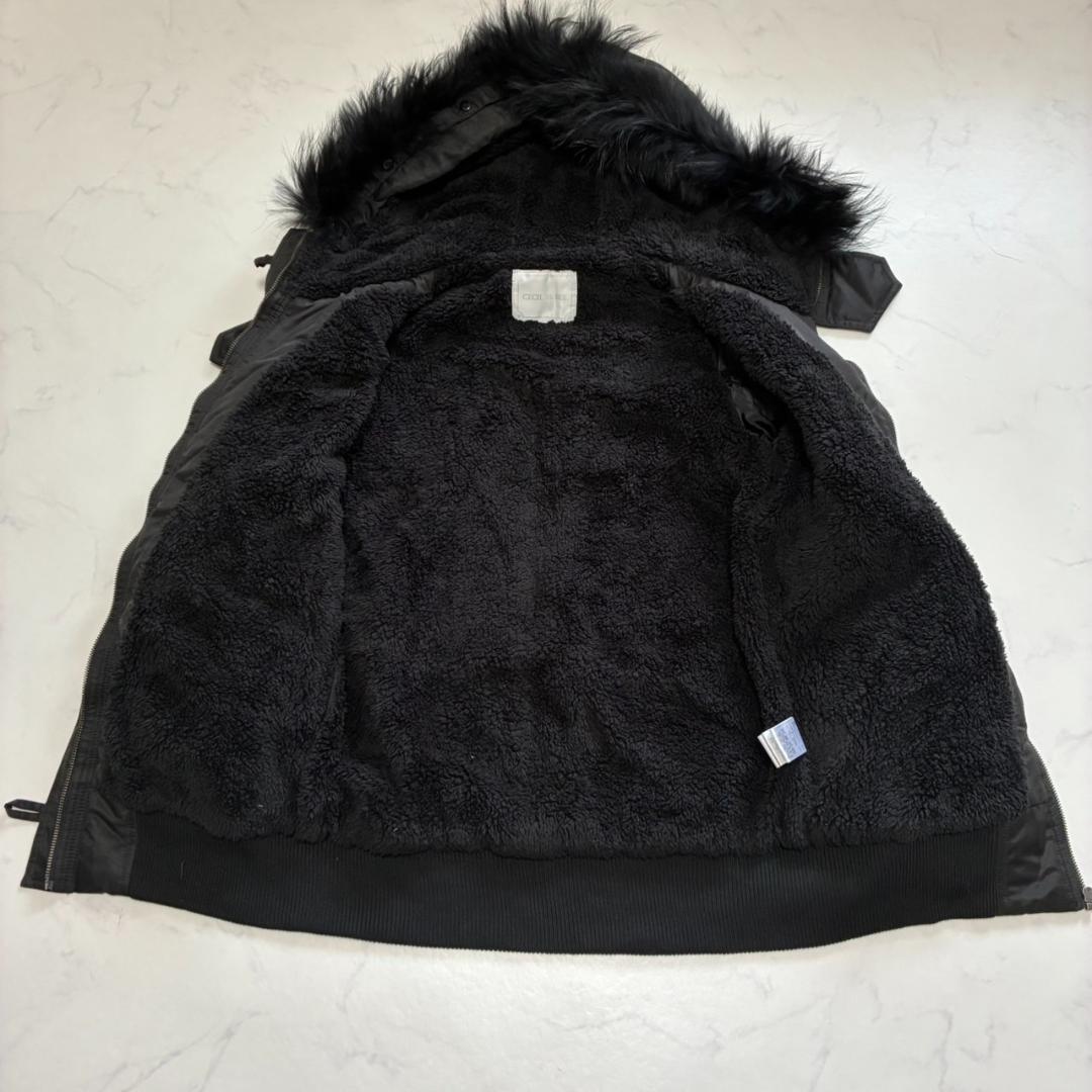 y2k CECIL McBEE ファー付中綿ブルゾン 平成ギャル M（B617）
