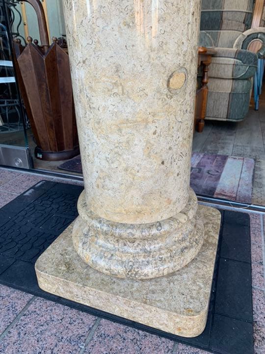 ヴィンテージ　イタリア製　大理石花台