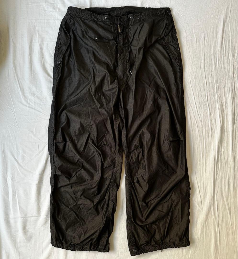 【デッドストック】89年製 スノーカモパンツ 後染めブラック M-R