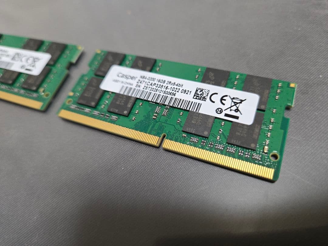 Casper N84-1200 16GB DDR4-3200 メモリ×2個セット