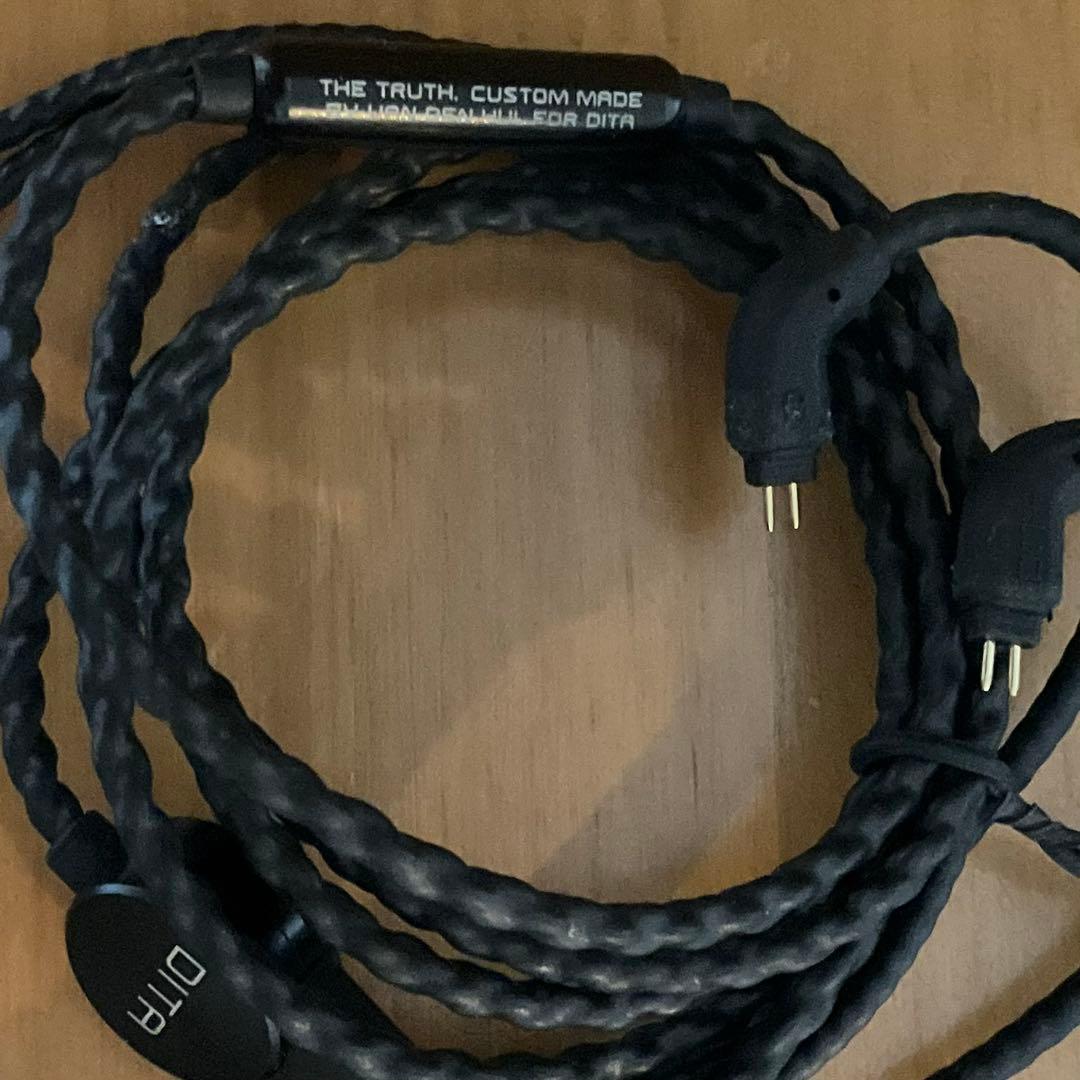Dita truth 2pin プラグ交換式 イヤホンケーブル 4.4mmも付属