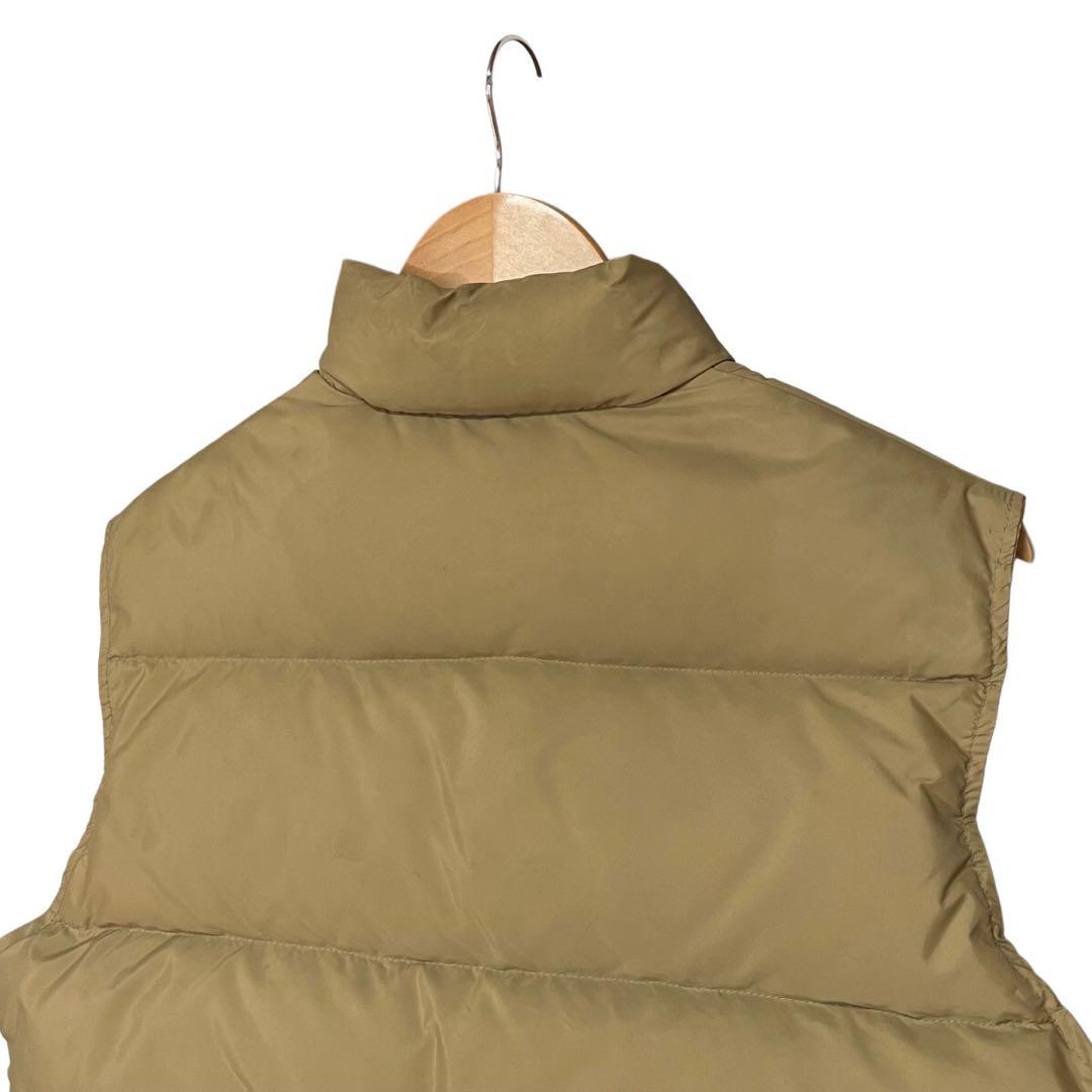 80’s L.L.Bean ダウンベスト ベージュ 縦型ポケット
