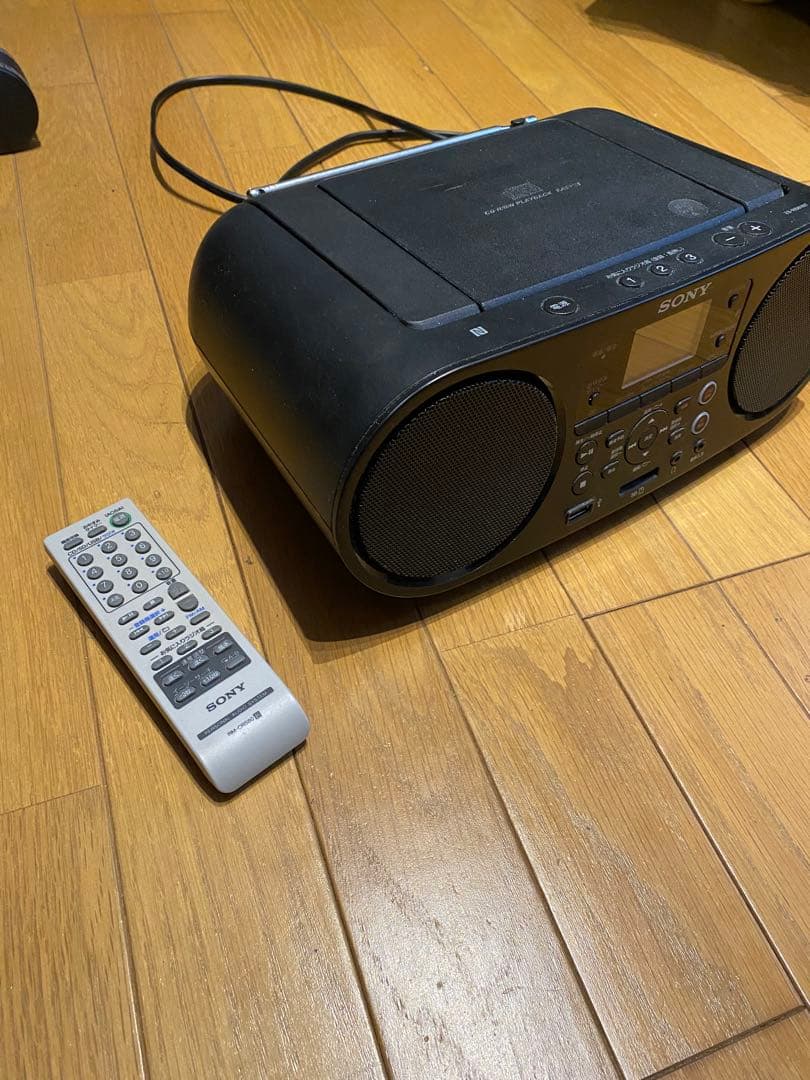SONY ZS-RS81BT CDラジカセ Bluetooth対応 リモコン付
