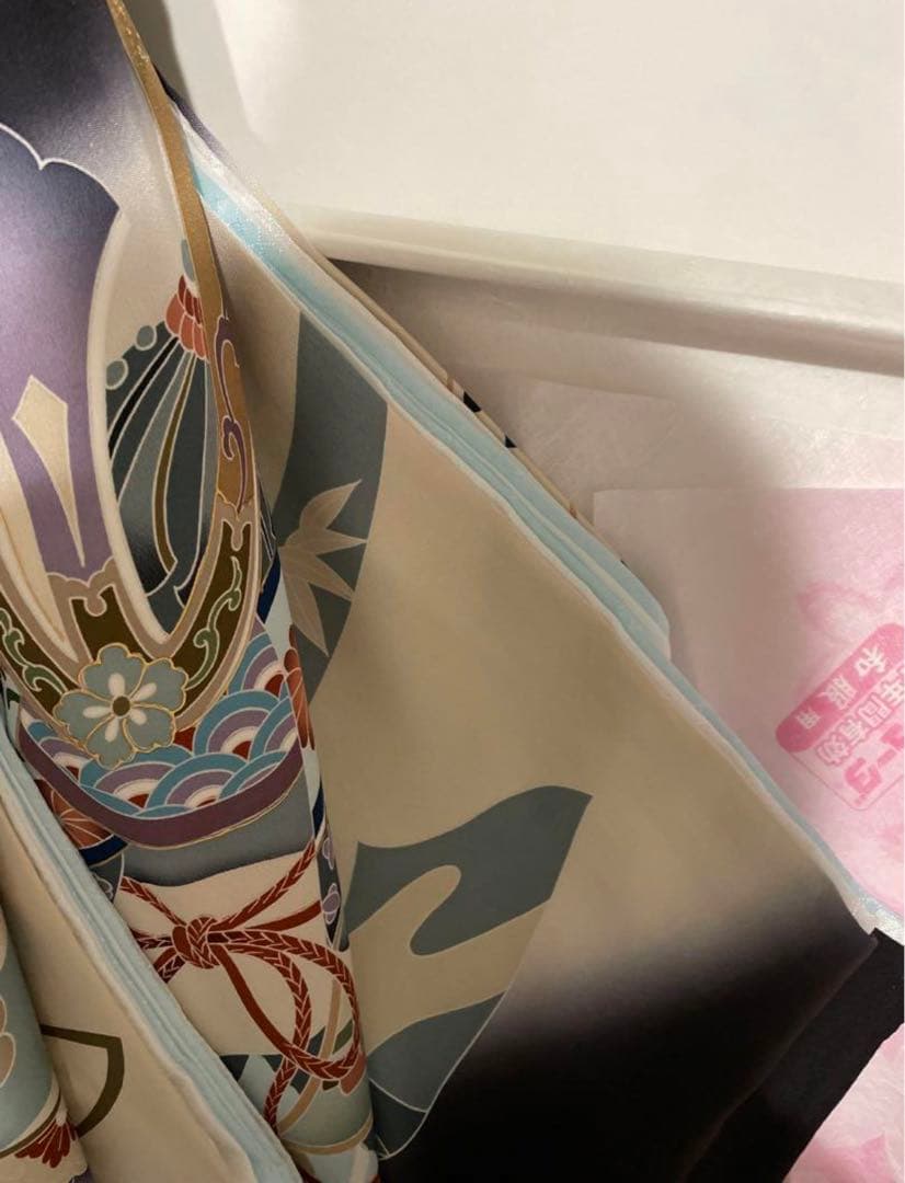 お宮参り　産着　絹100% 男の子