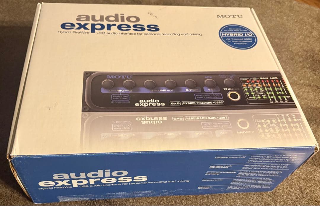 MOTU audio express USBオーディオインターフェイス