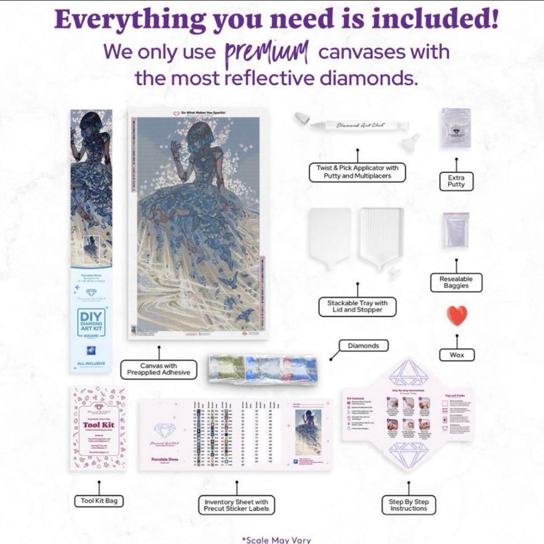 み。さん専用ダイヤモンドアートクラブ　DAC Porcelain dress