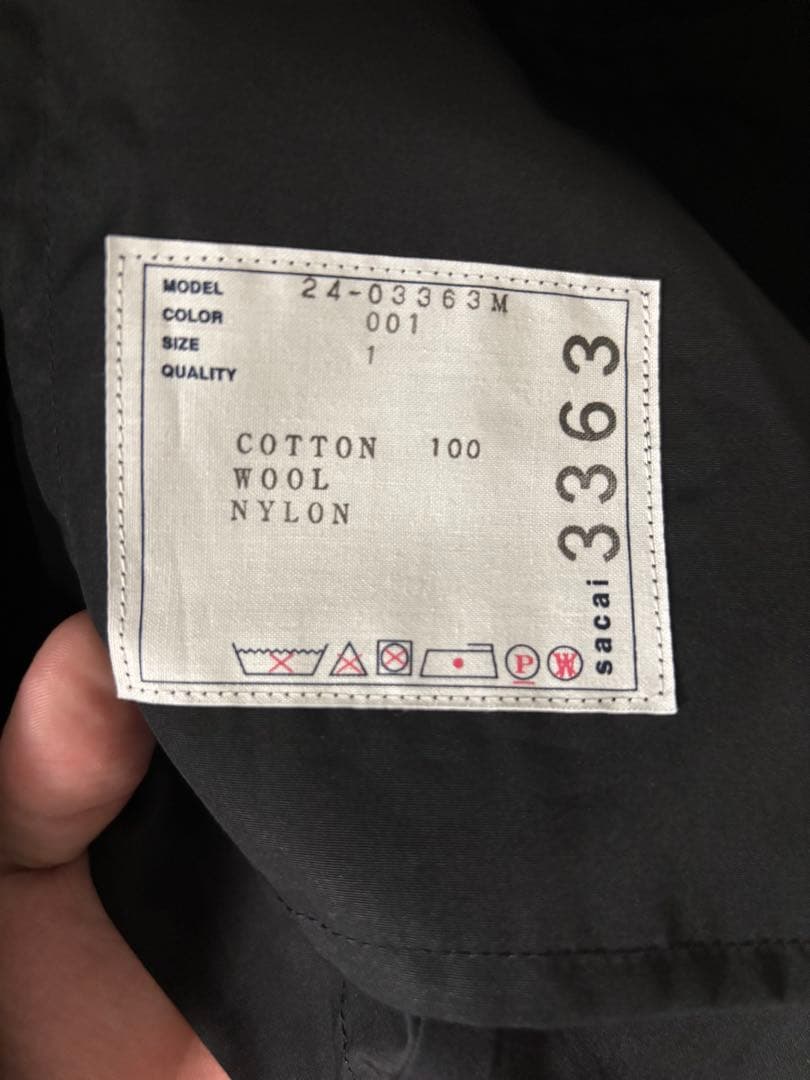 【新品】sacai テーラードジャケット　24SS【定価10万】