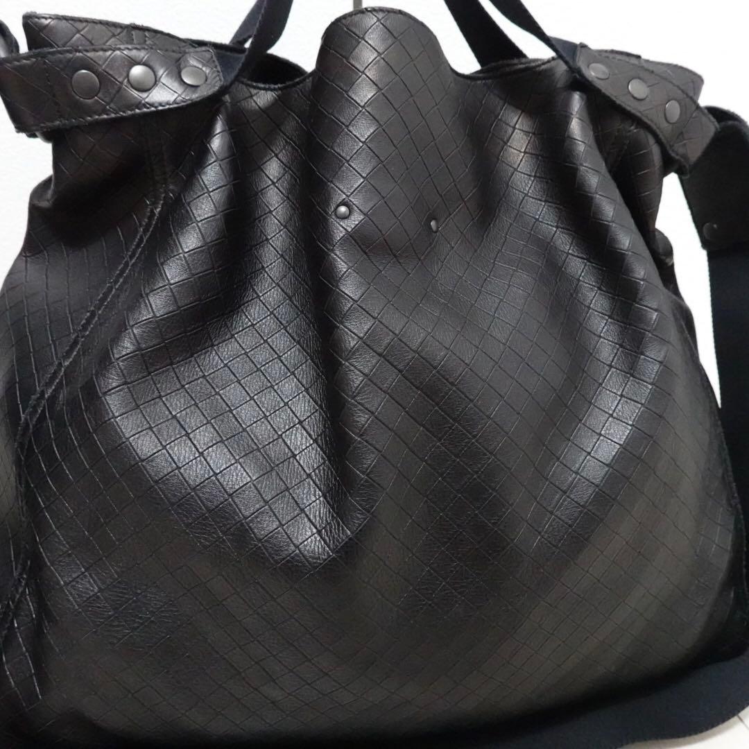 ボッテガヴェネタ　イントレッチオ　ミラージュ　ショルダーバッグ　トートバッグ　黒