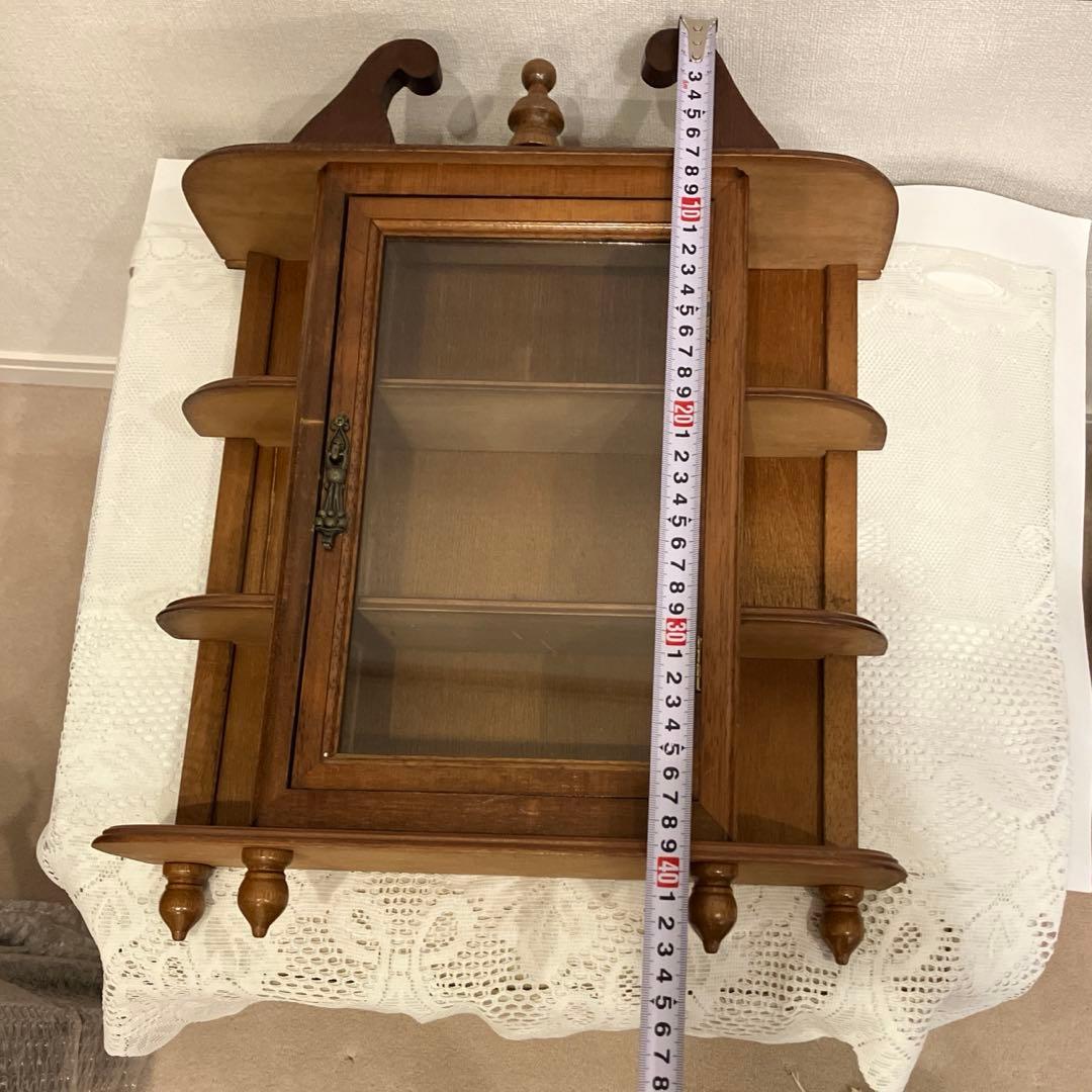 木製ガラスケース ディスプレイキャビネット