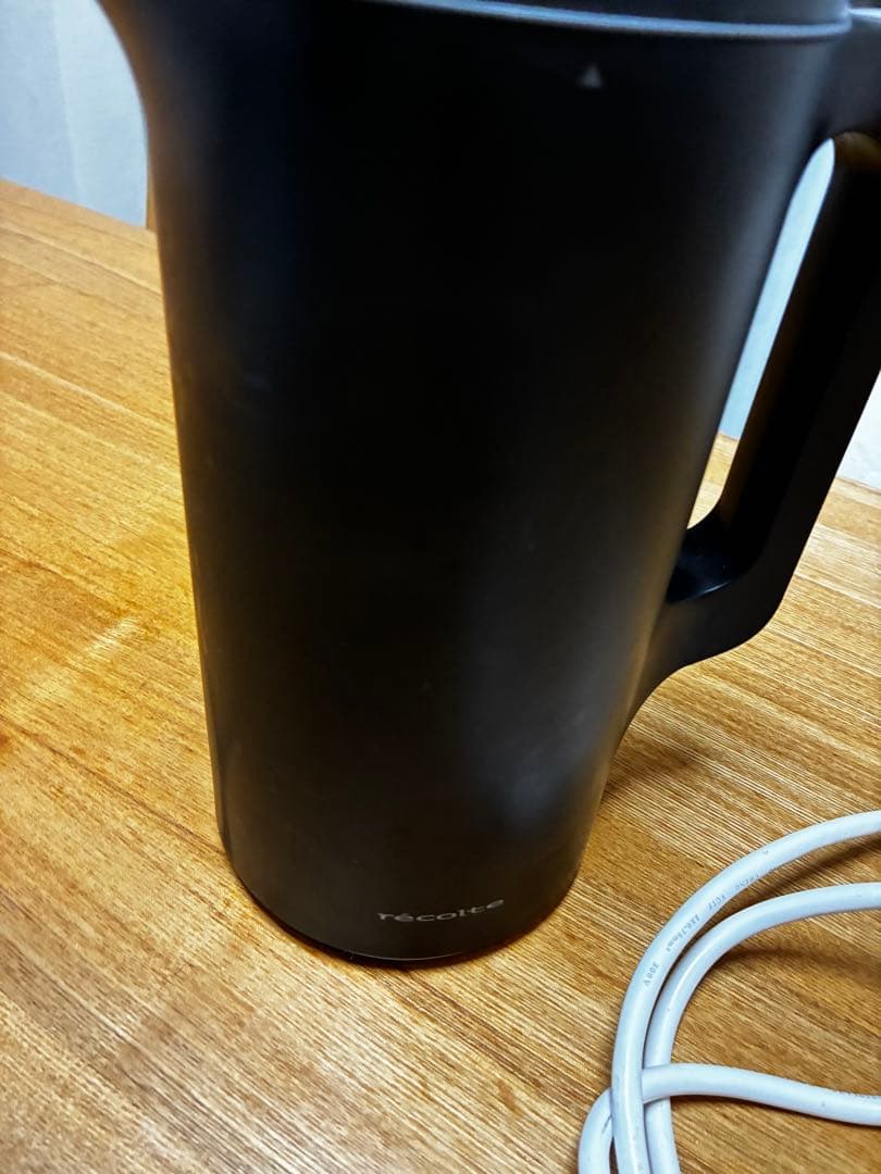 レコルト ソイ＆スープブレンダーブラック（中古・動作確認済み・外装に使用感あり）