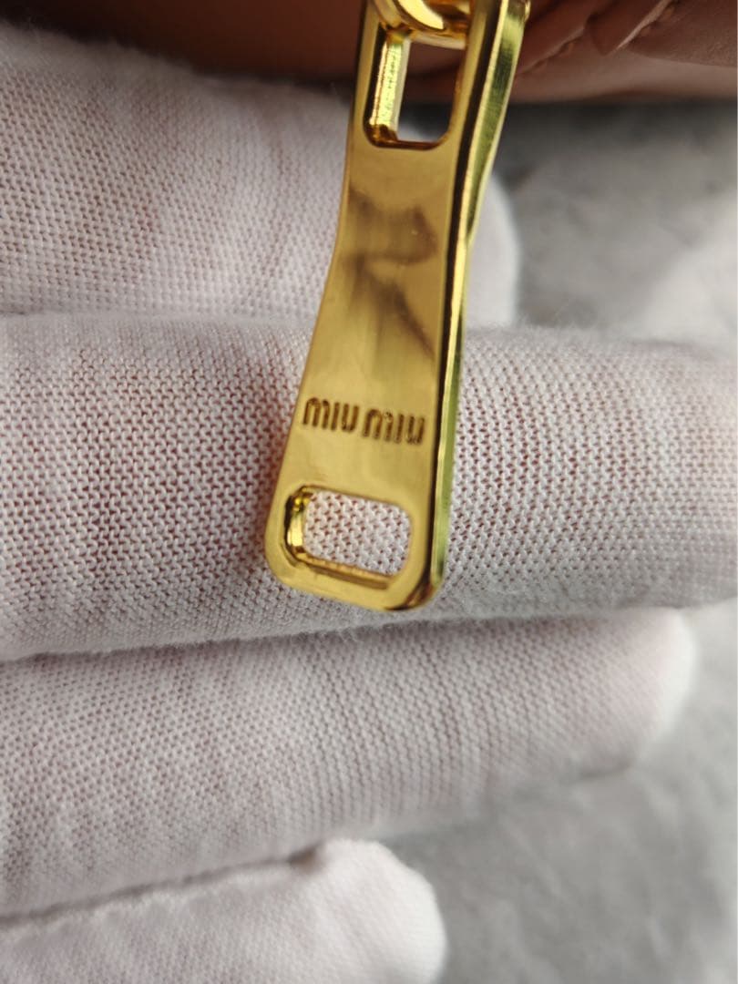 MIU MIU ハンドバッグ ショルダーバッグ ブラウン レザー 2WAY 美品