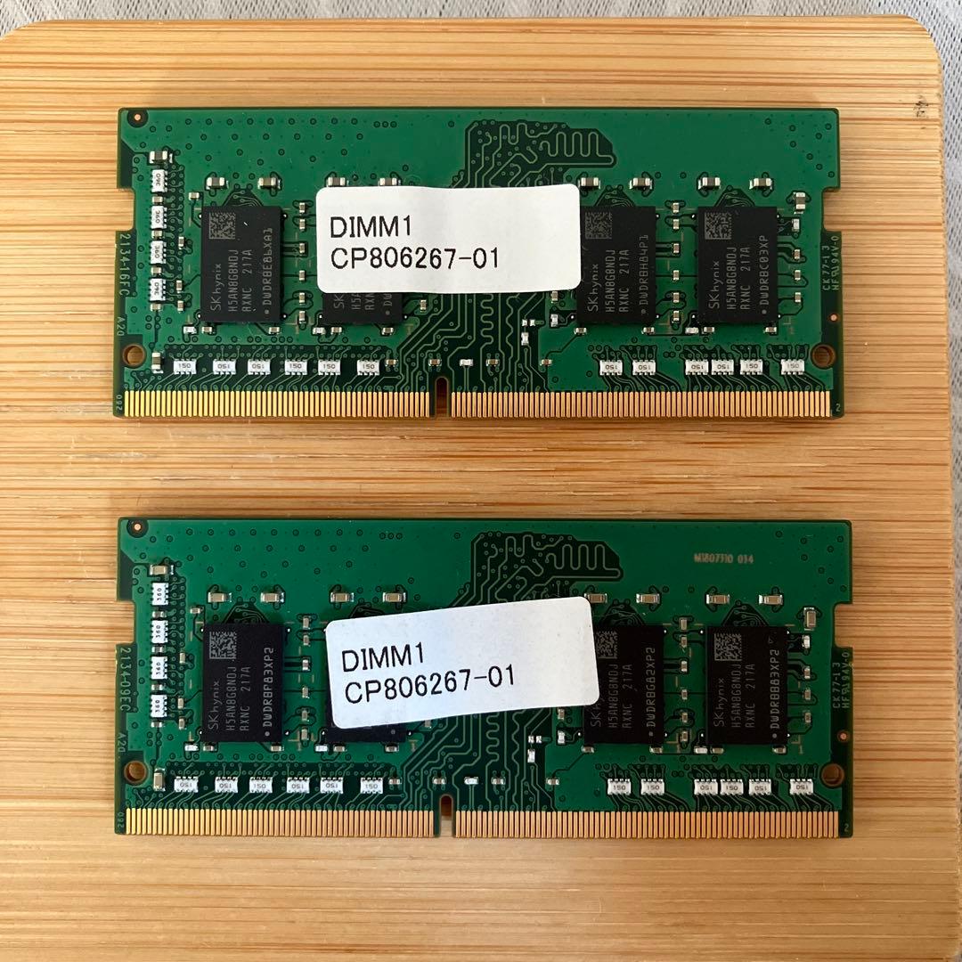 SK hynix 8GB PC4-3200AA メモリ 2枚セット 計16GB