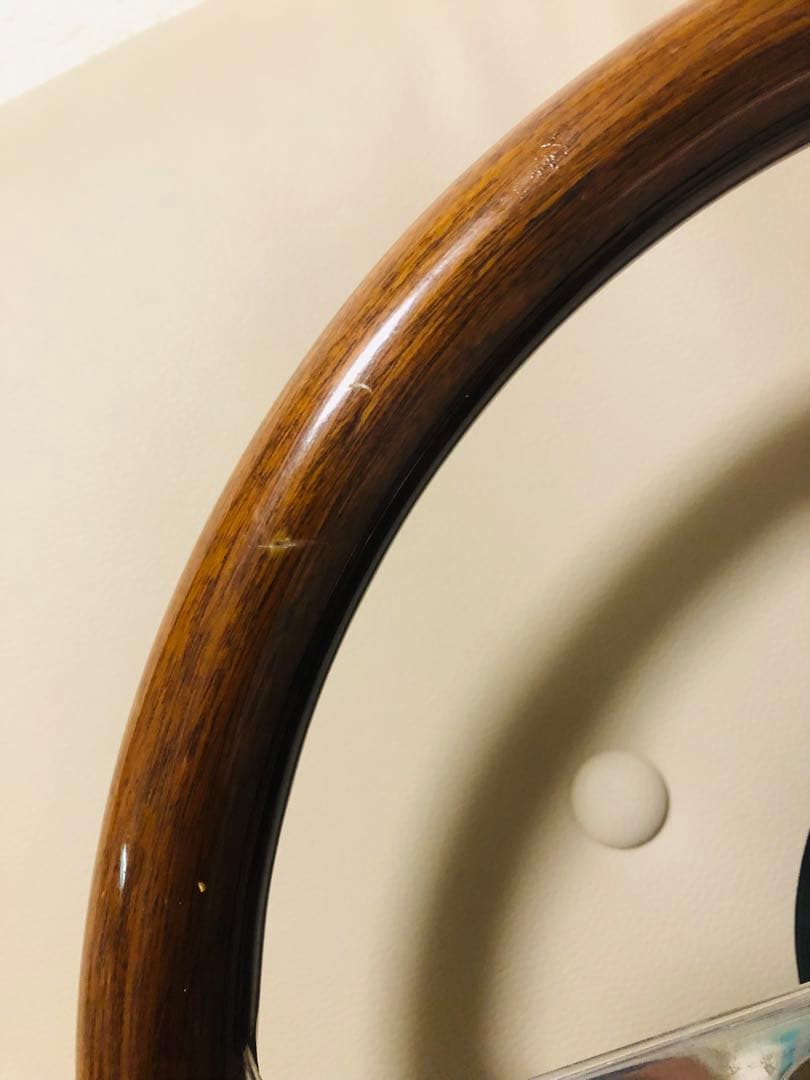 【送料込み】希少　MOMO ウッド ステアリング INDY モモ　ハンドル