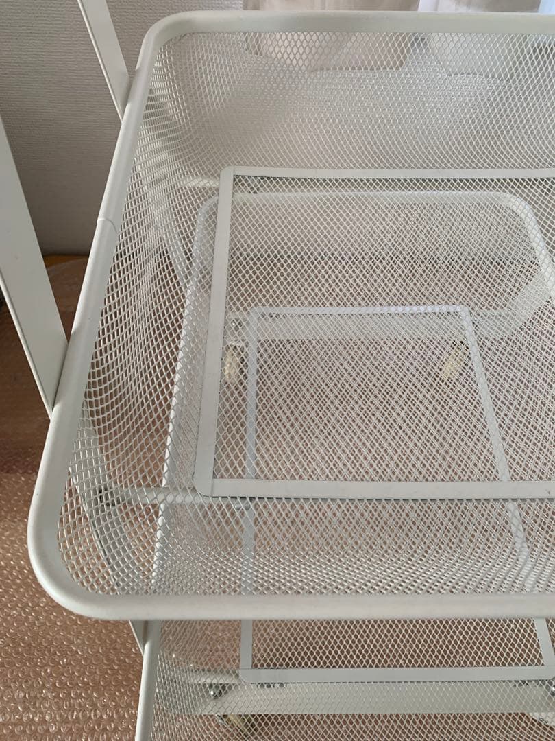 IKEA　イケア　RISATORP リーサトルプ ワゴン　ホワイト　白