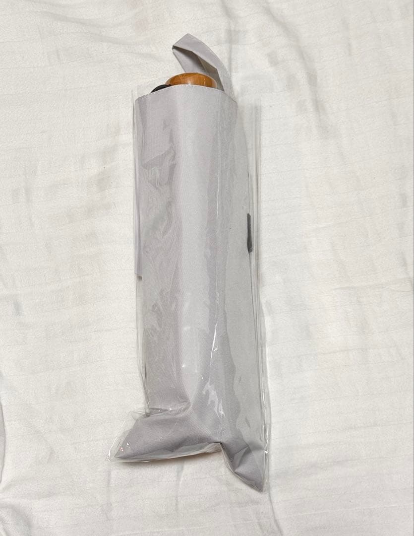 サンバリア100 3段折　無地　ホワイト