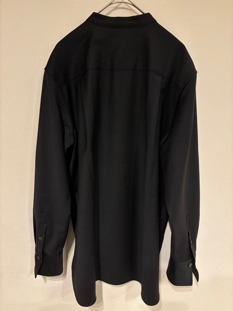 極美品　23区　R　ウールトロストレッチフリルブラウス　38