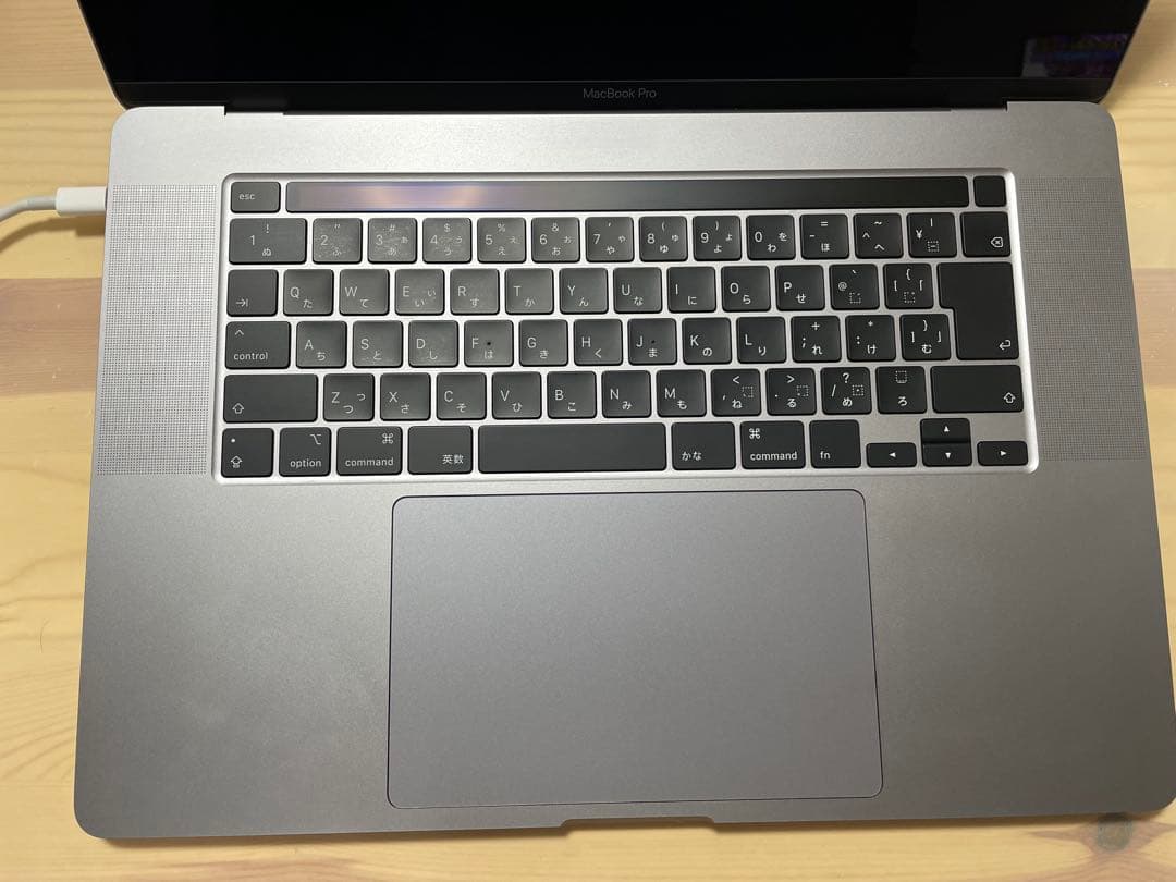 MacBook Pro スペースグレー 日本語配列2019、16インチ