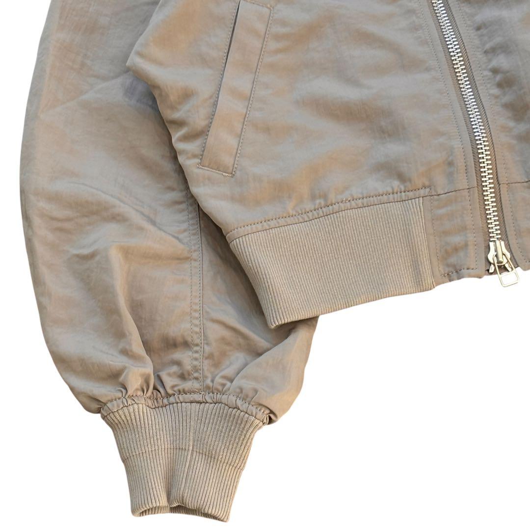 極美品　NOBLE 完売品 ヴィンテージナイロン MA-1 グレー