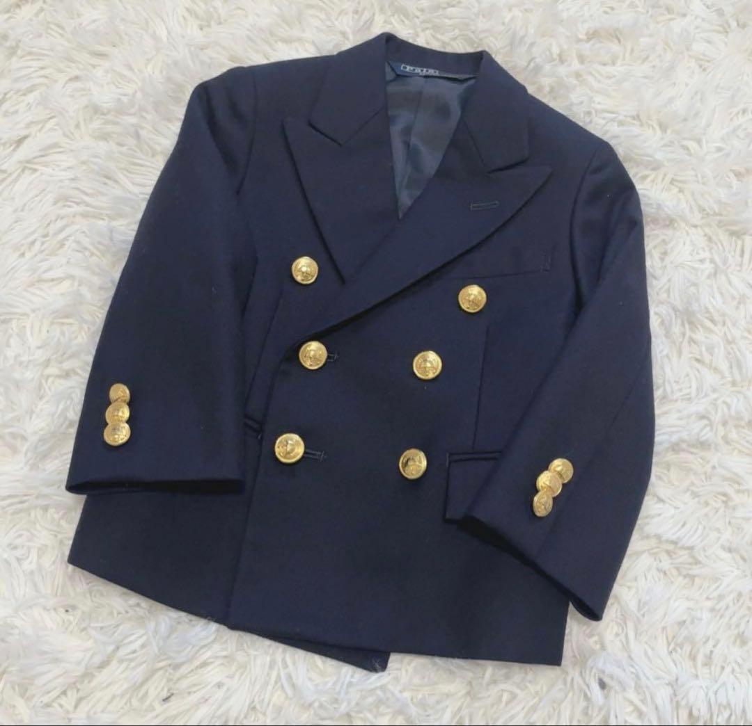 美品　ラルフローレン　4点セット　フォーマル　100 スーツ　紺ブレ　ベスト