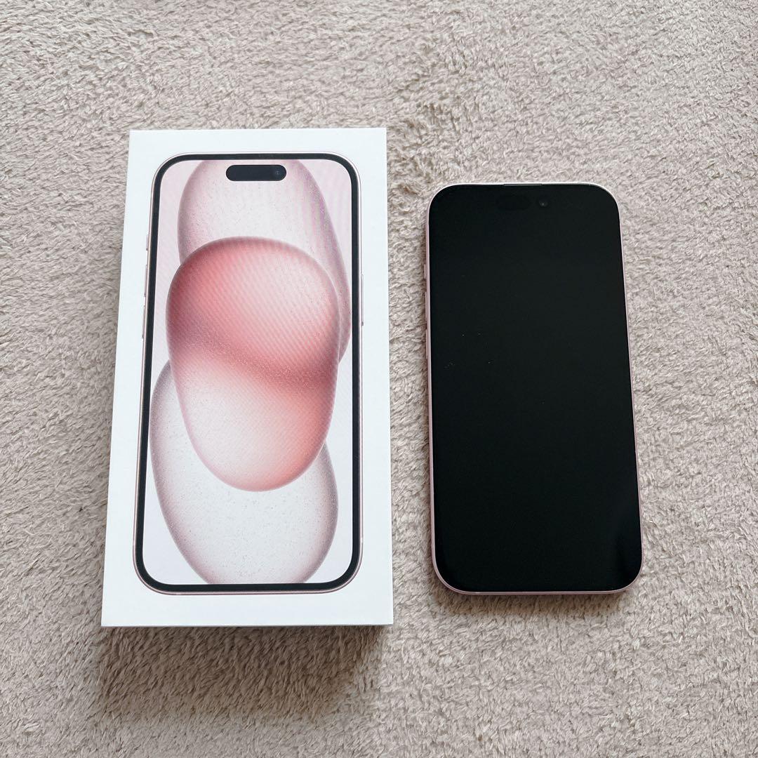 【タイムセール】Apple iPhone 15 ピンク 本体 128GB