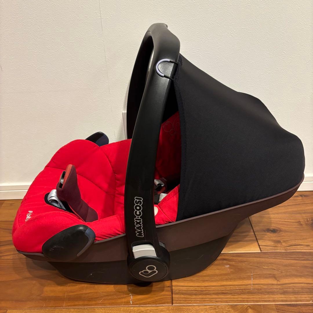 美品✨ マキシコシ ペブル レッド ＆ イージーベース2 セット