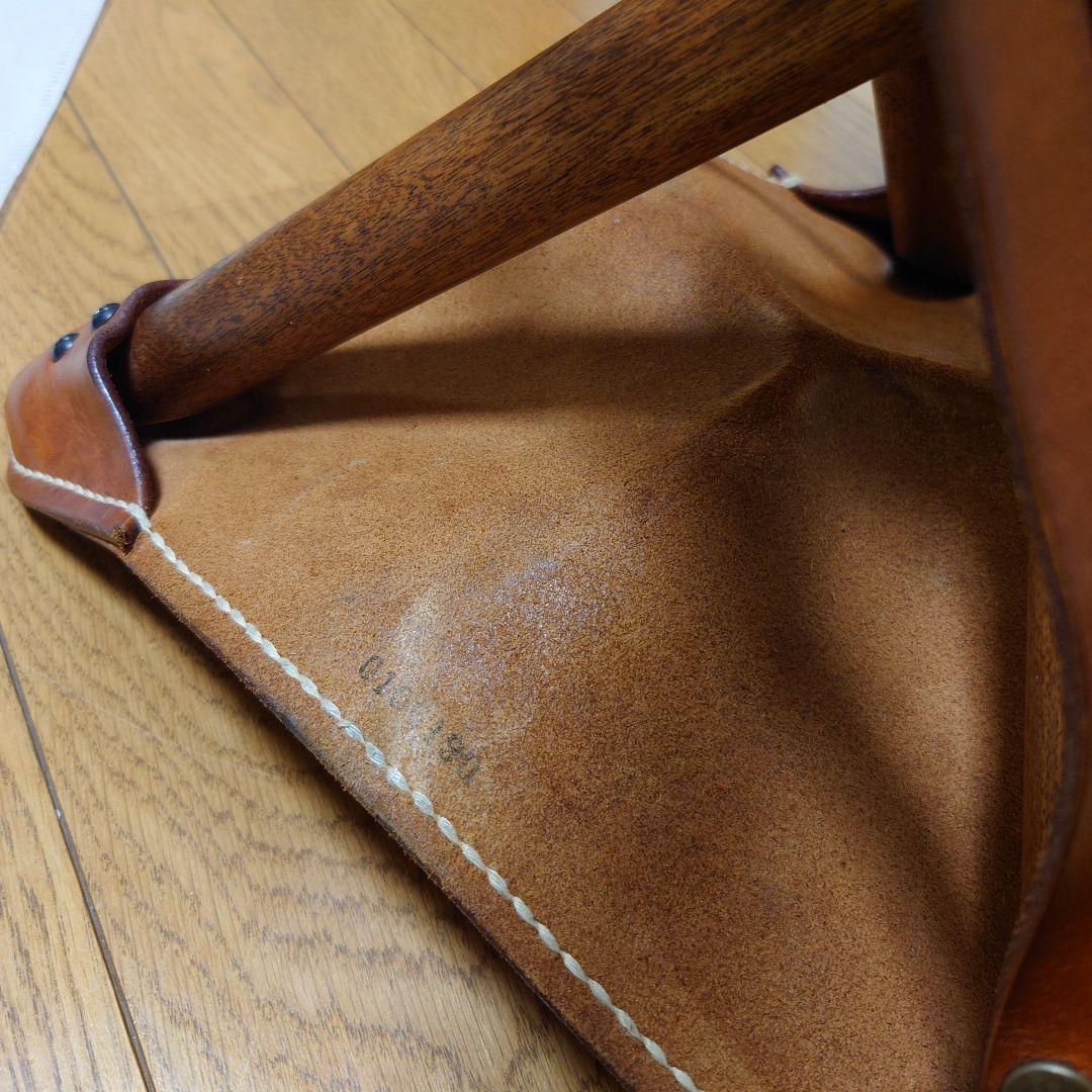 basta_redskapet 焚火チェア ブラウン×ステッチ系ベージュ