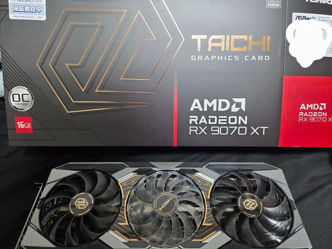 グラフィックボード・グラボ・ビデオカード ASRock Taichi Radeon RX 9070 XT 16GB