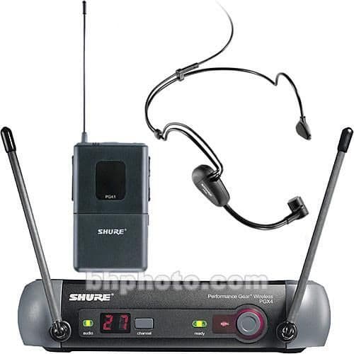 【PSE+技適マーク有り】SHURE PGX4 ワイヤレスシステム　ヘッドセット