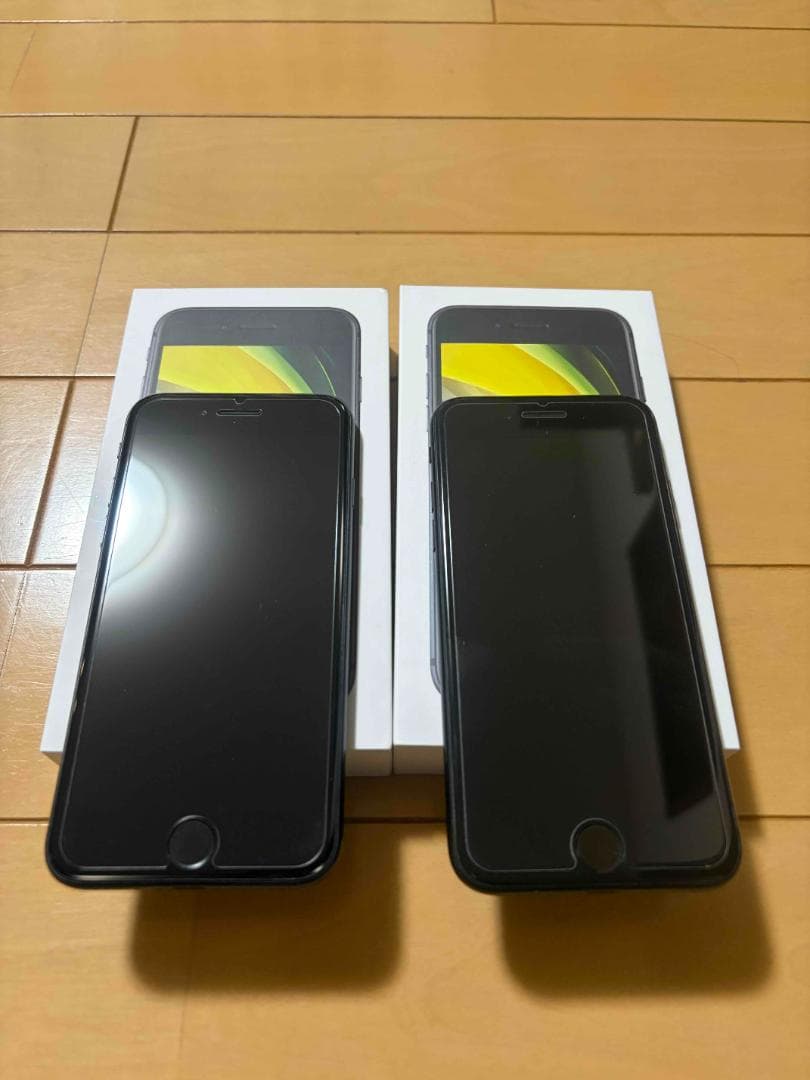 美品 Apple iPhone SE2 第2世代 64GB ブラック 2台セット