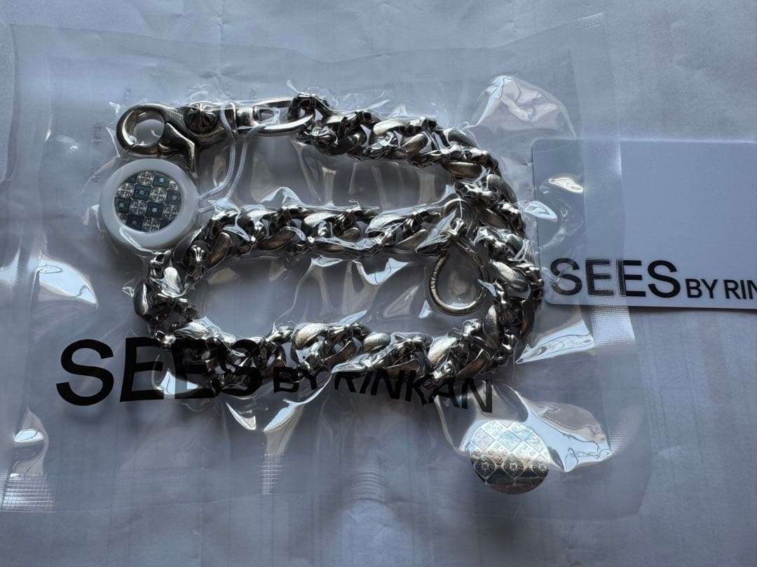 RSクロムハーツ　ファンシーウォレットチェーン　1クリップ　ロング