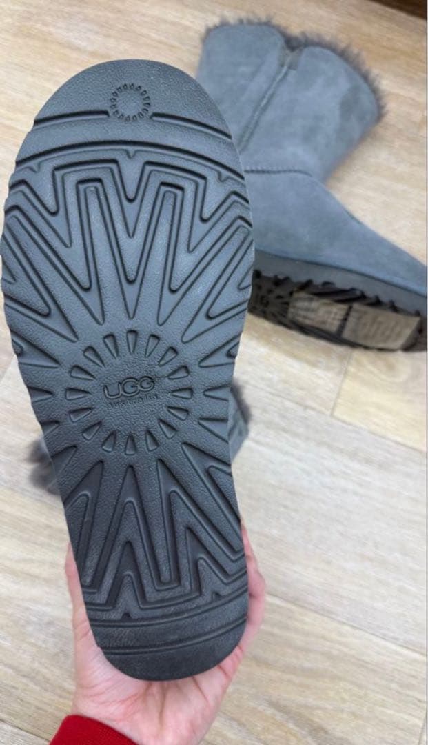 ♥新品未使用♥【UGG】 W BAILEY BUTTON Grey 25cm