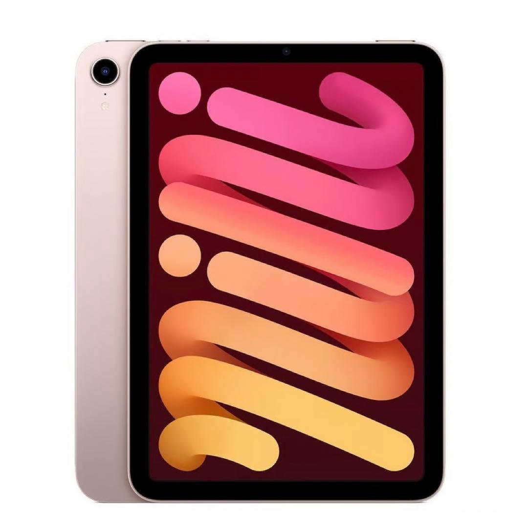 【美品】iPad mini６ピンク 64GB Pencil互換品・カバー付き
