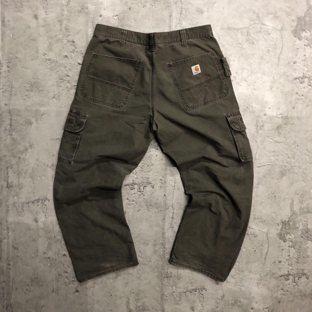 カーハート　カーゴパンツ　大人気　36インチ　ビックシルエット　ビンテージ