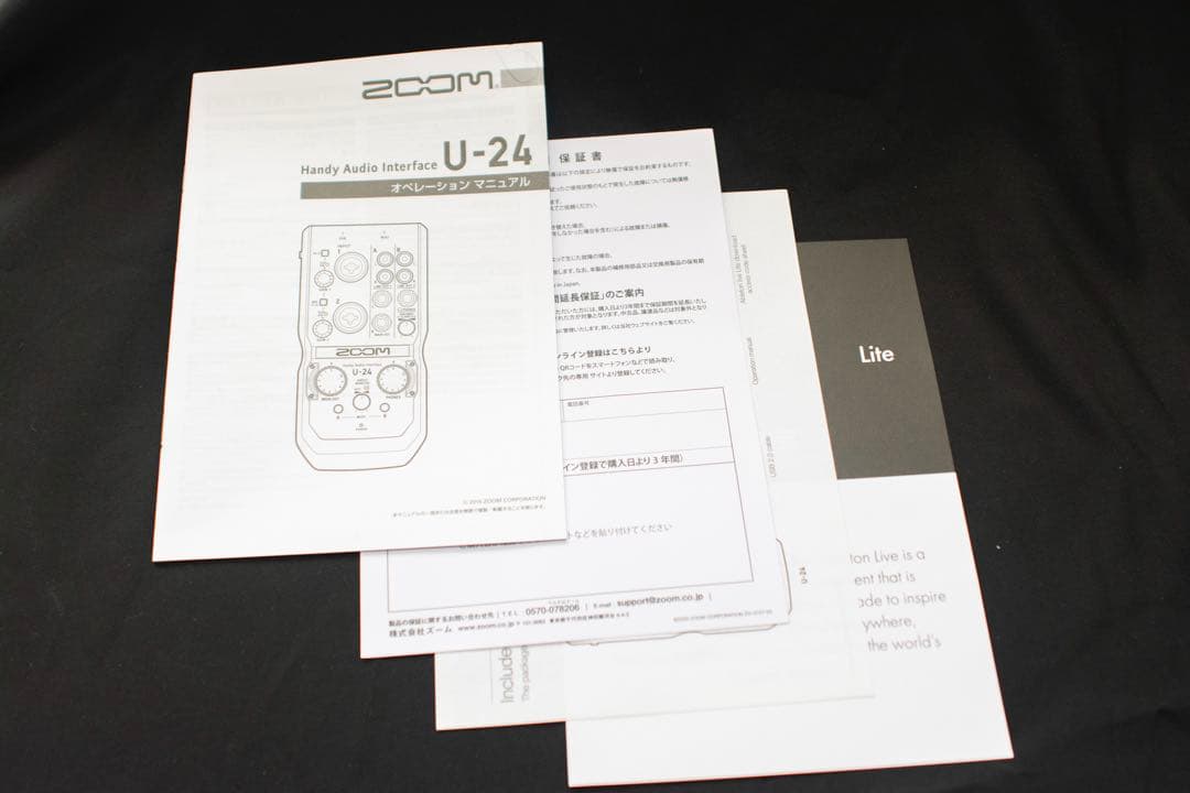 ZOOM U-24 オーディオミキサー