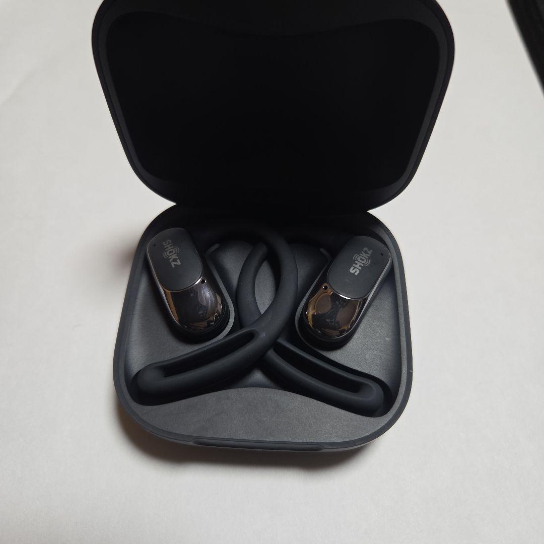 SHOKZ OPENFIT AIR 骨伝導イヤホン ブラック