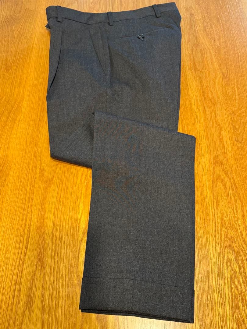 (美品)GERMANO/Beams別注 ストレッチ 1プリーツ スラックス