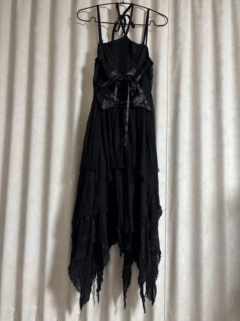 h.NAOTO BLOOD ホルターネックキャミソールワンピース